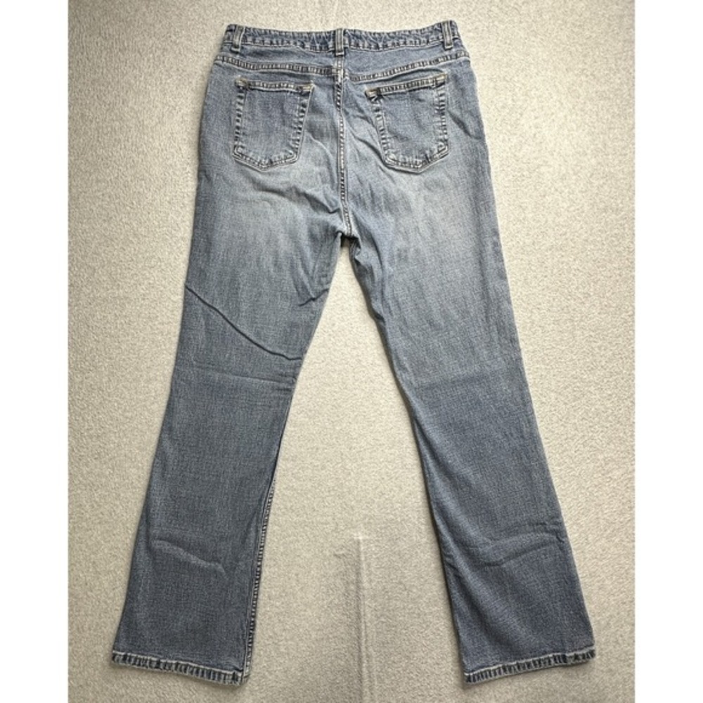 Mountain‎ Lake Jeans Womens 12 Average Blue Flare Stretch Denim Classic Y2K 00s
